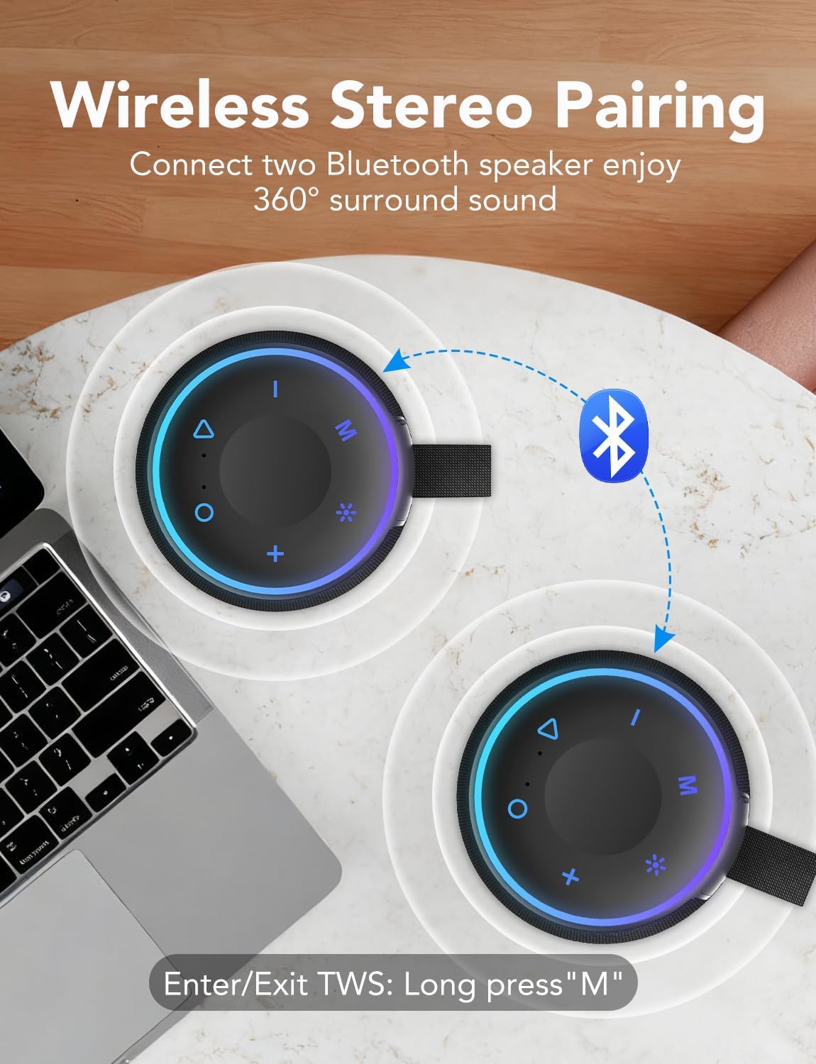 EarFun UBOOM X Altoparlante Bluetooth portatile, 80 W, suono stereo