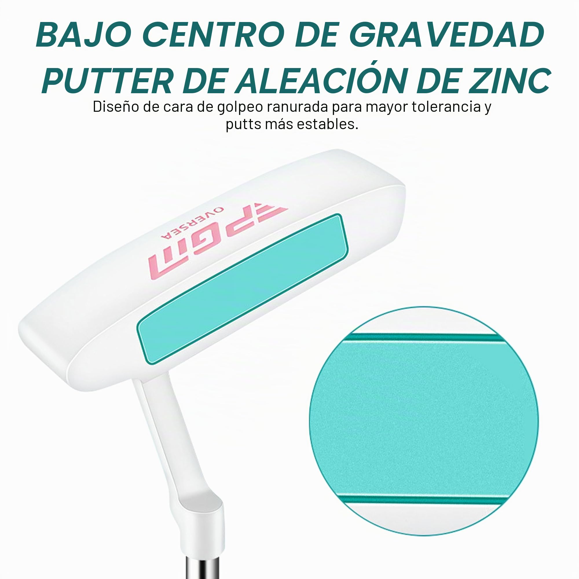 PGM Set de palos de golf para mujer con 12 palos – 4 maderas (#1,3,5,4H), 7 hierros (#5,6,7,8,9,PW, SW) y 1 putter – bolsa de golf