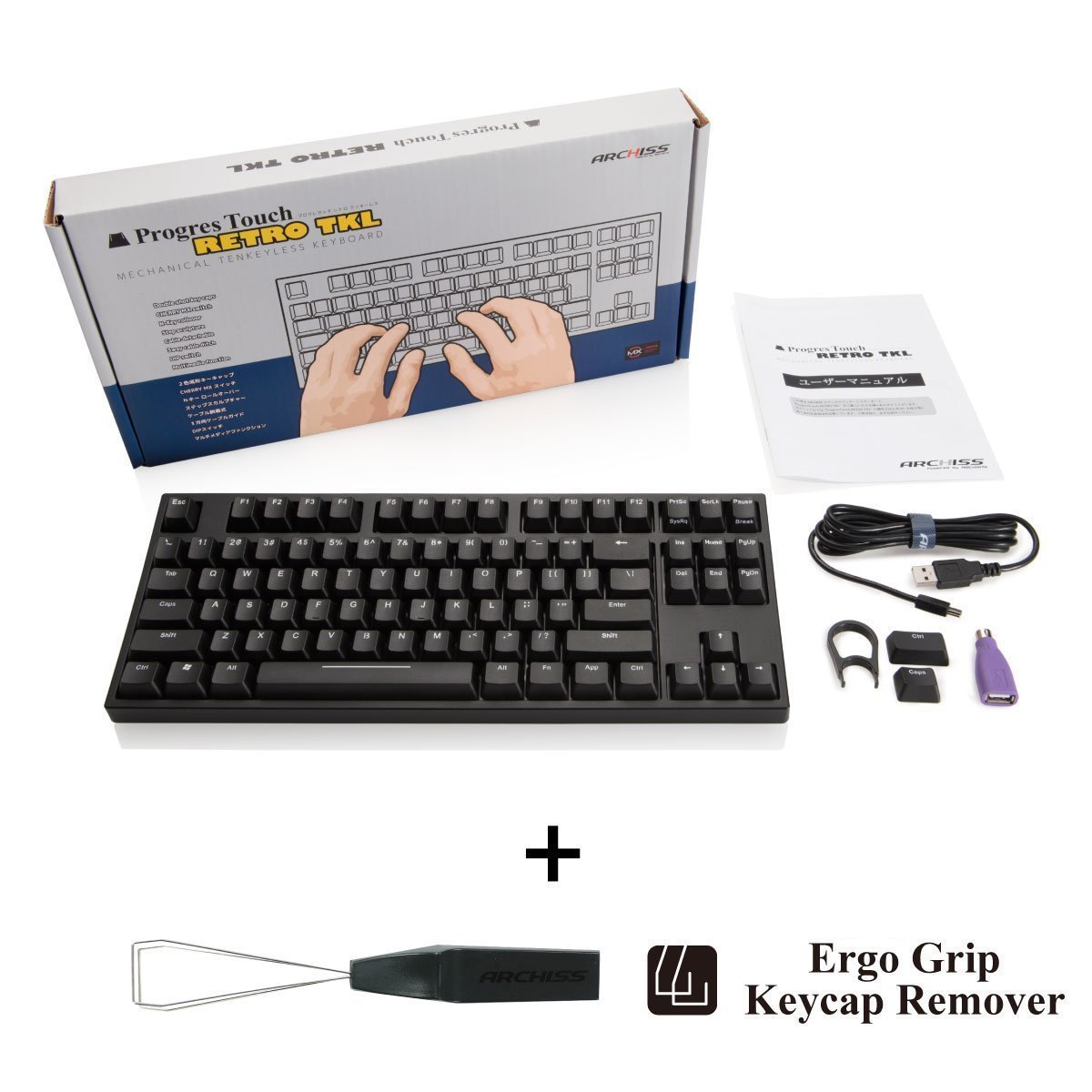 Amazon.com: ARCHISS ProgresTouch TKL with Keepler, English 87  