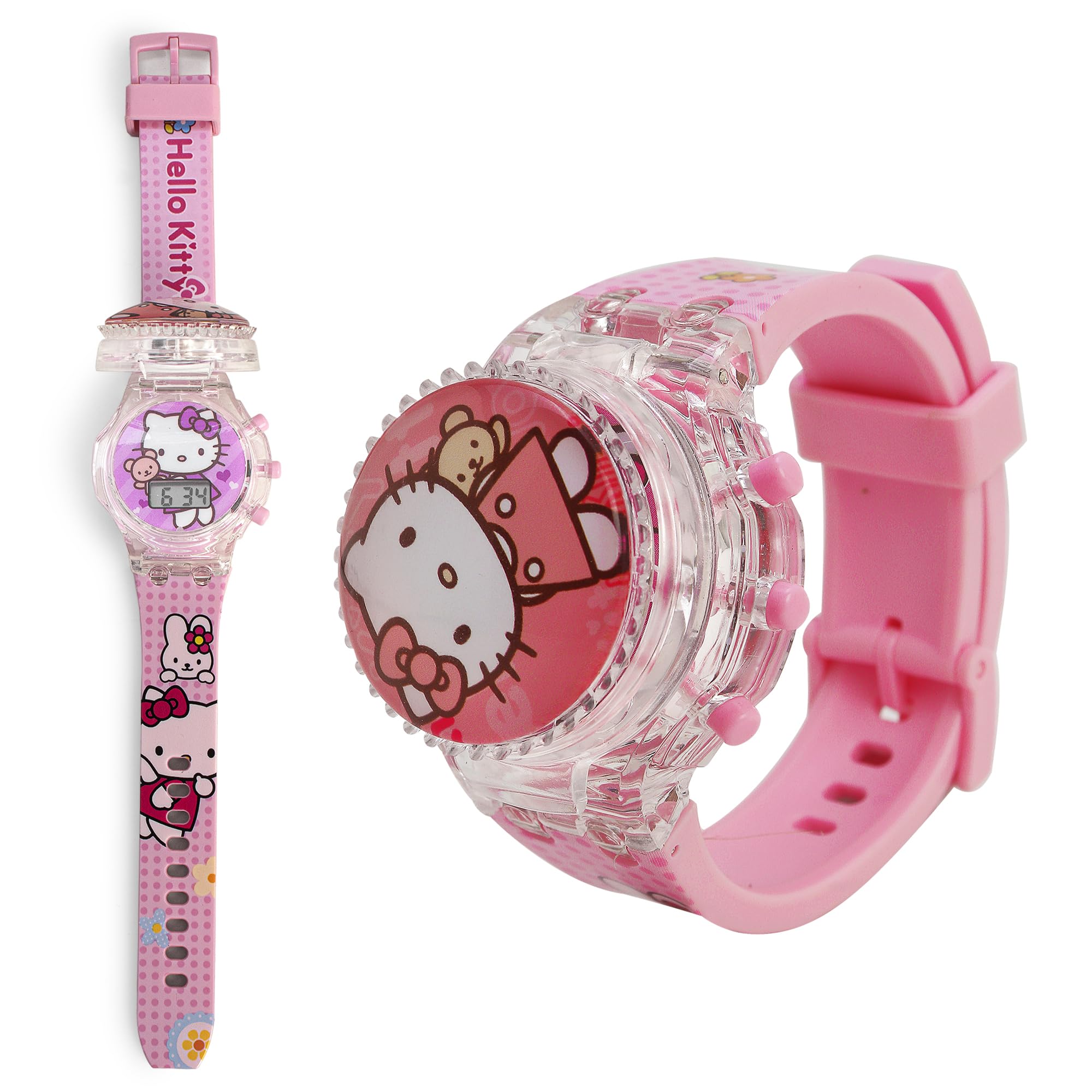 Lionmati Hello Kitty Digital Watch for Girls - Inbuilt - Music Tune, Glowing Light, Spine Cover Birthday Kids Watch and Birthday Gift for Girls (B0CZP318LQ) Amazon Price History, Amazon Price Tracker