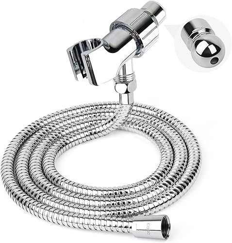 Klabb Juego de ducha nuevo K-8 alta presión cromo cara ducha de mano 4.3 pulgadas con manguera con 5 función.spray de disponible en Yaxa Colombia