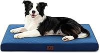 Vista 11 de Tapete ortopédico para perros grandes y medianos, cama impermeable para perros con funda extraíble, cama lavable para mascotas con espuma para jaula