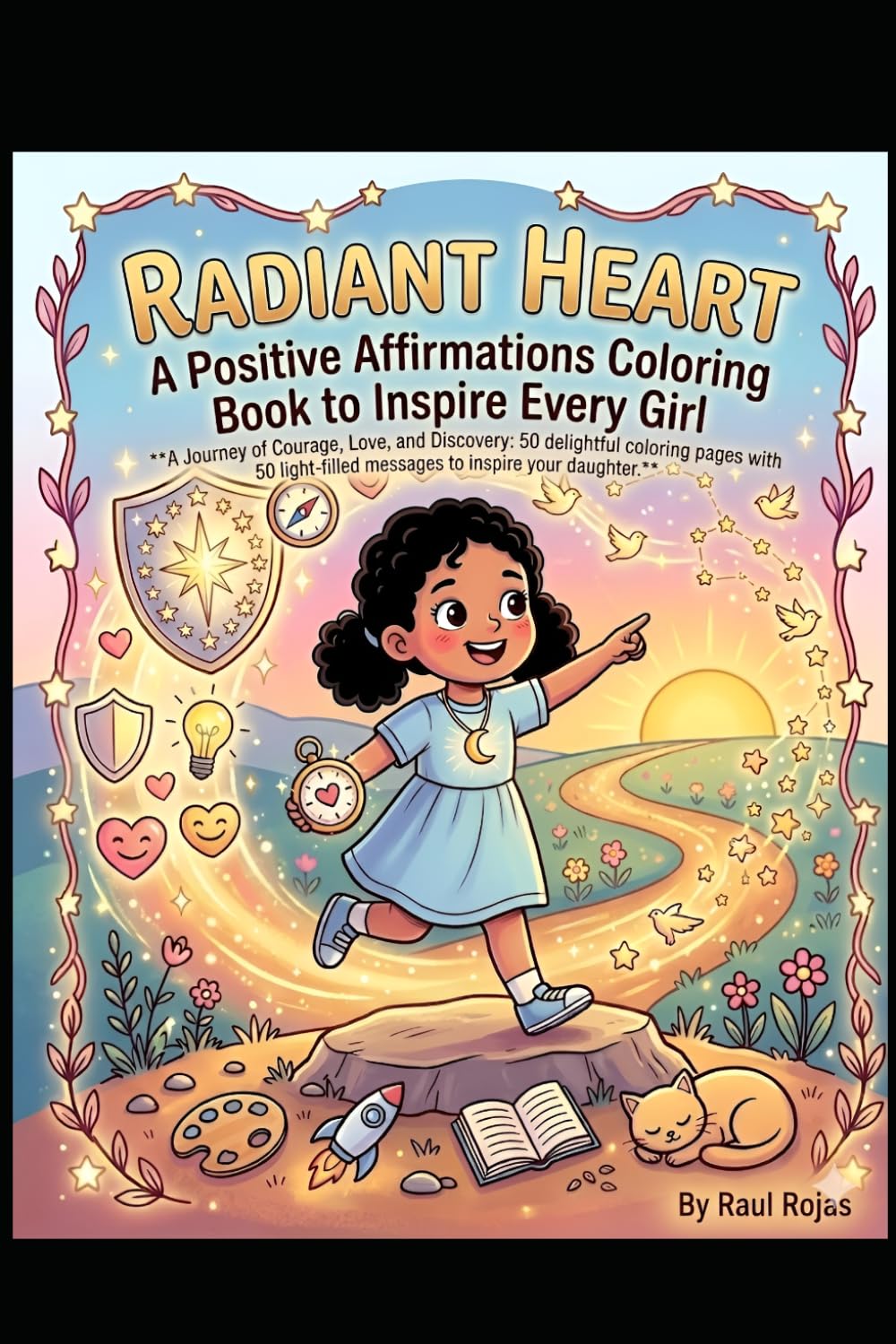 Radiant Heart: A Positive Affirmations Coloring Book to Inspire Every Girl