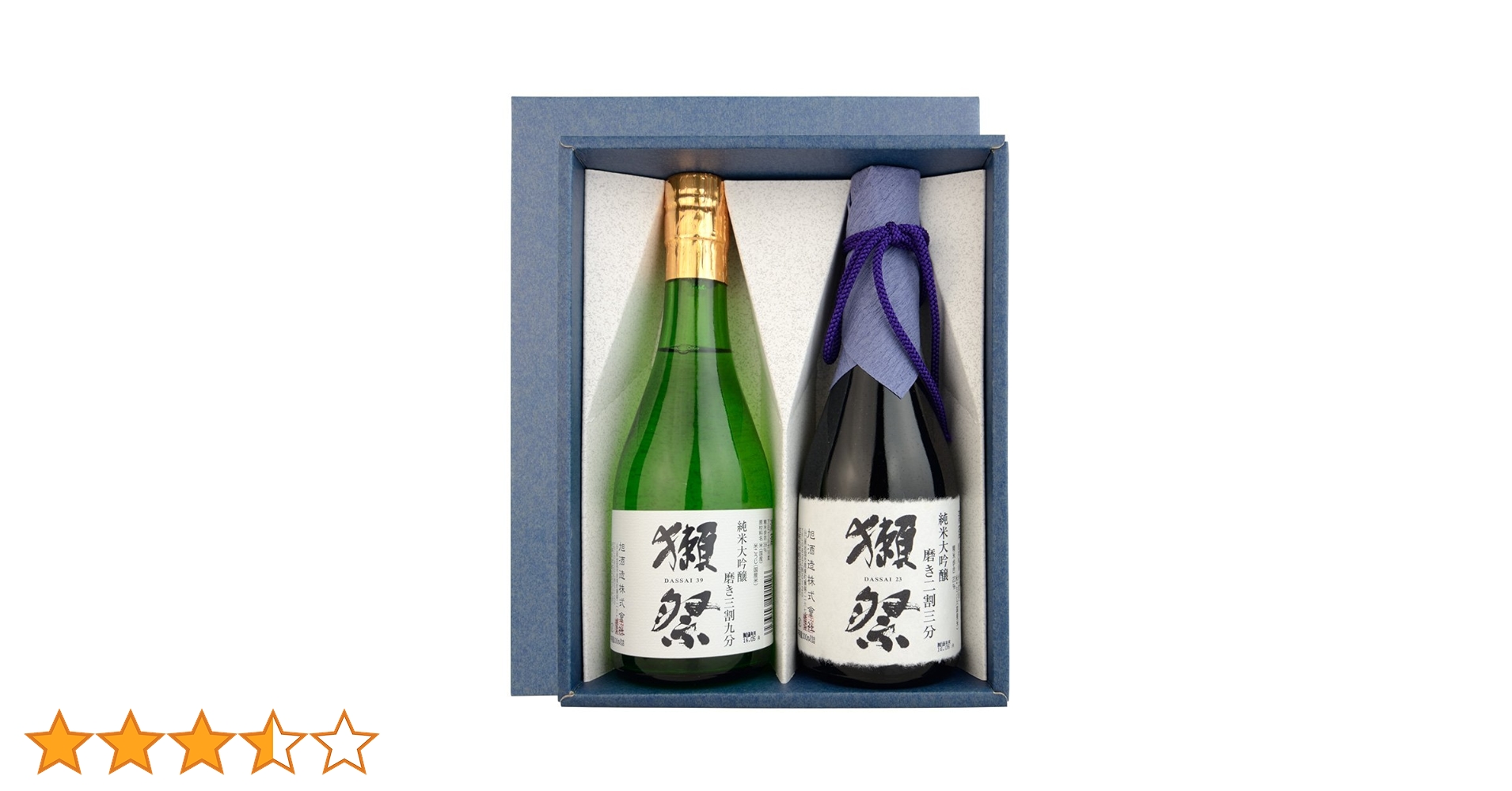 獺祭 磨き三割九分 二割三分 720ml 2本セット Amazon.co.jp: 獺祭 二割三分 三割九分セット 300ml瓶2本セット