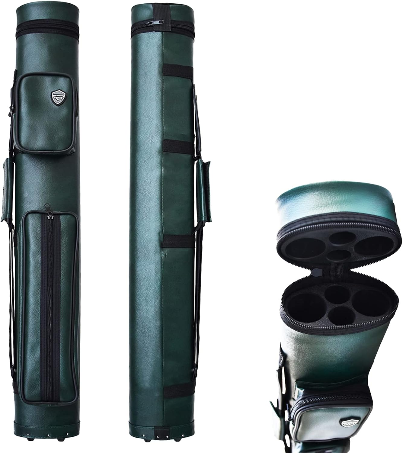 2x2 Hard cue case Pool Cue Billiard Stick Carrying Case