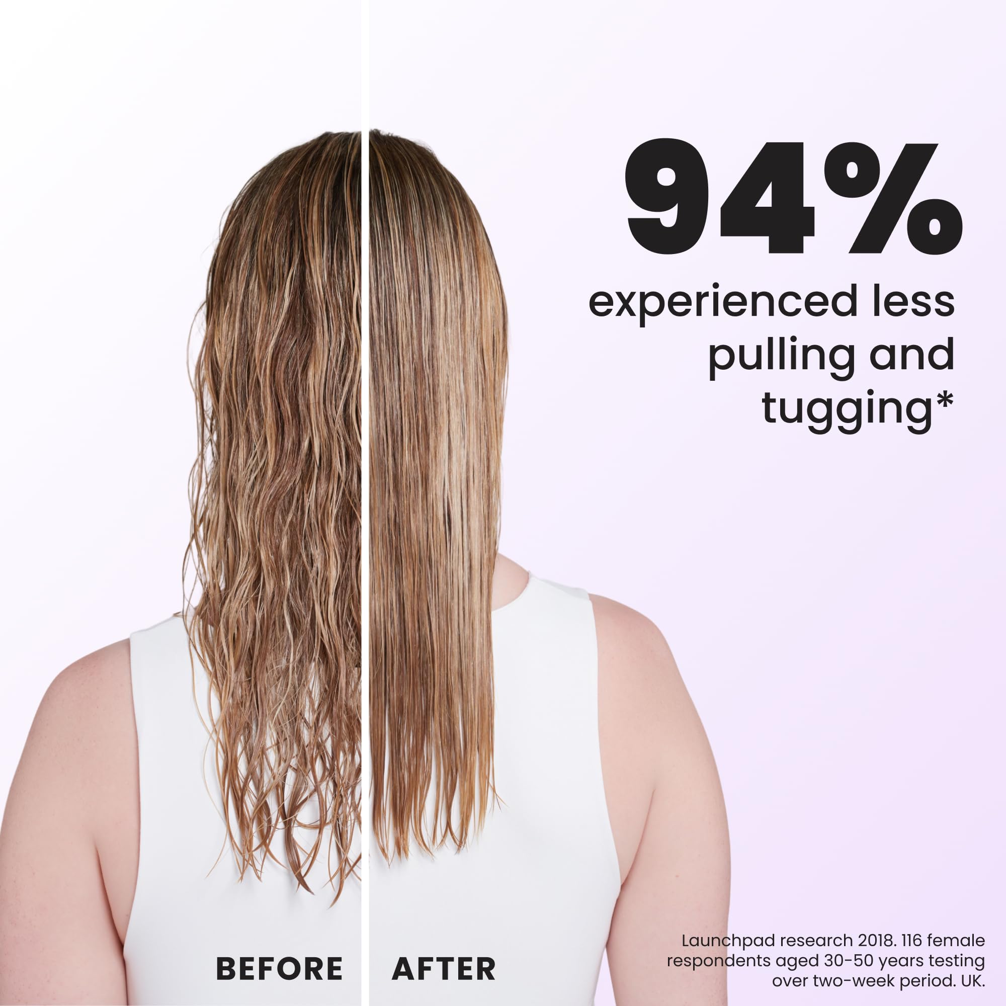 Tangle Teezer Die Entwirrungsbürste für feines und brüchiges Haar für nasses und trockenes Haar | Coloriertes, feines und brüchiges Haar | Hypnotisches Jaspisdesign