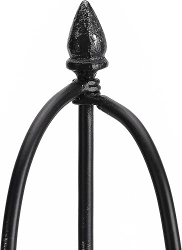 Miniatura 3 de Caballete negro de 16 "H, exhibición del soporte de la placa del metal, marco resistente de la pintura de la imagen, soporte del libro del metal