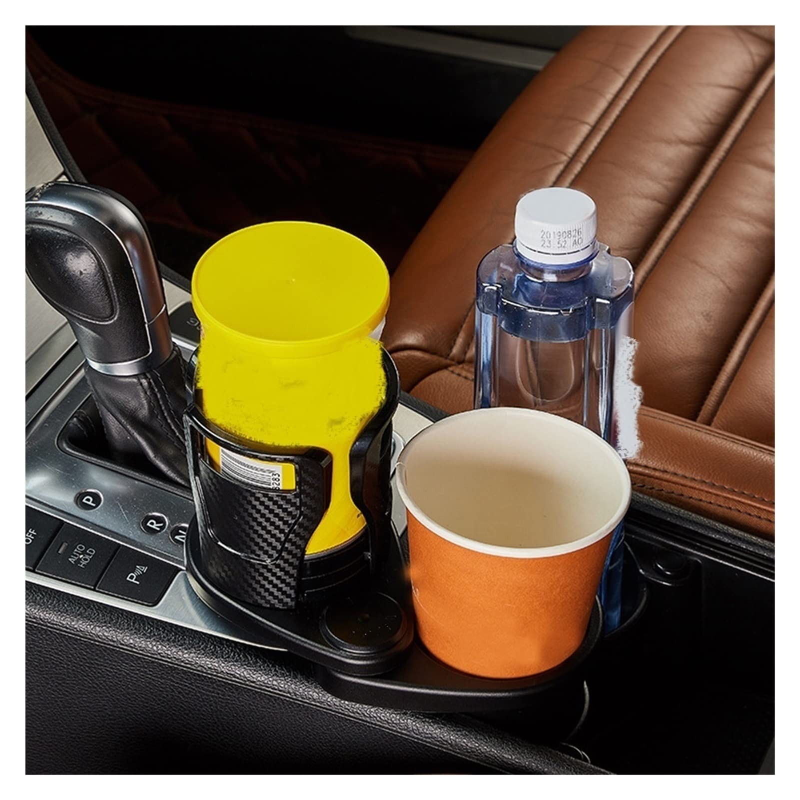 TRUSTTWO Stablissement de la bouteille de robinetterie Lunettes de soleil Lunettes de soleil Organisateur Car Organisateur Voiture Titulaire de voiture Porte-gobelets pliable Support de support The Ne