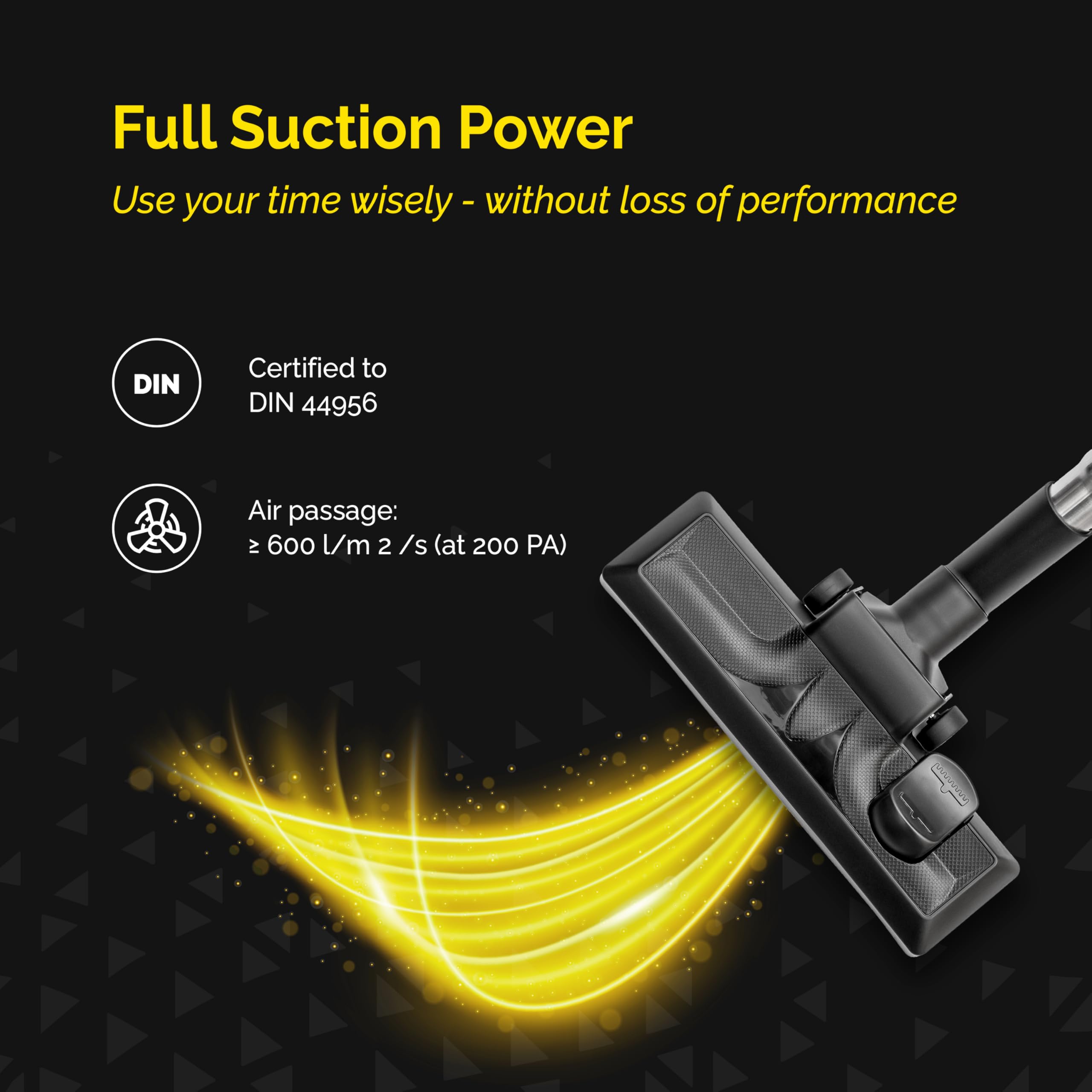 Set Di 3 Filtri Per Aspirapolvere K&auml;rcher 1ELEMENT - Per Modelli WD/MV/A/K/VC, Anti Polvere E Odori