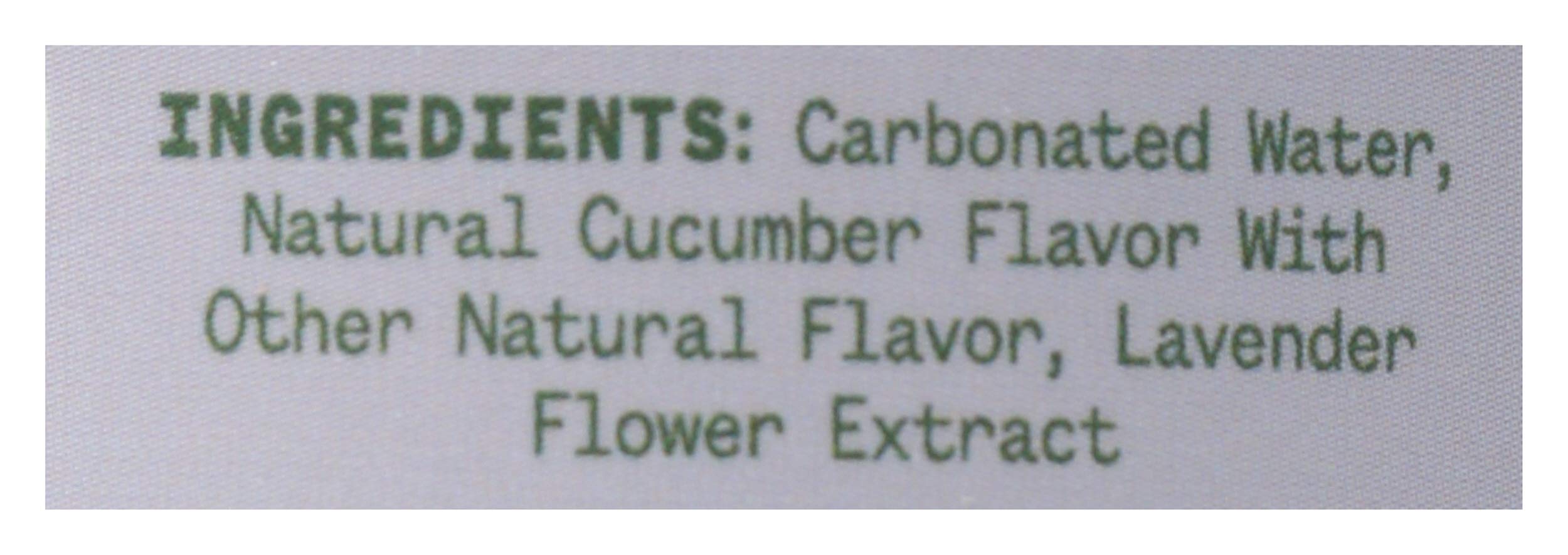 Aura Bora Herbal Sparkling Water Lavender Cucumber, 12 Ounce