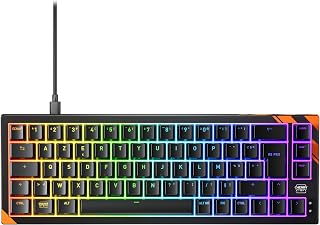 Cherry XTRFY K5 Pro TMR Compact Gaming-Tastatur, kabelgebunden, magnetisch, MK Crystal Switches, Hot-Swap, Rapid Trigger, SnapKey, Klangdämpfung, 8000 Hz, FR-Layout (AZERTY), Schwarz