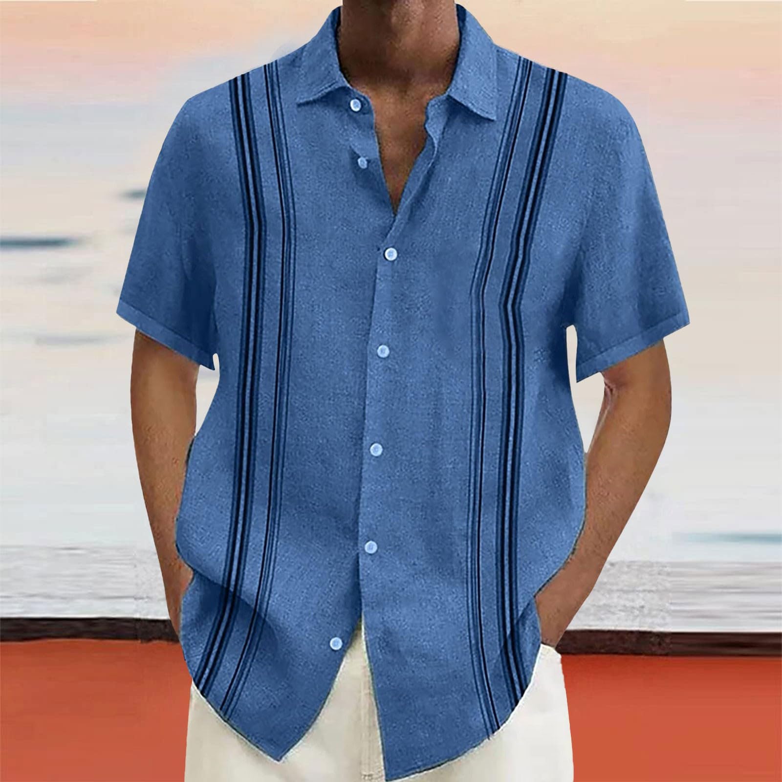 Logo Infusion I AM Bowling Jersey Short Sleeve Sash Collar 2086-MT Made in USA Motiv (3X) Multicolored