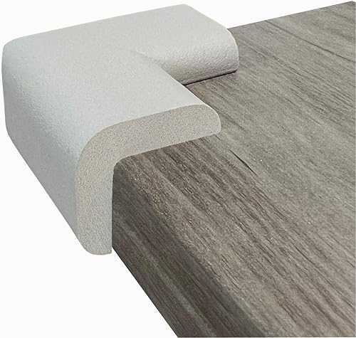 Miniatura 7 de KidKusion Cojín de esquina de seguridad de 4 piezas paquete de 4 unidades protector de esquina a prueba de niños fabricado en Estados Unidos Negro,