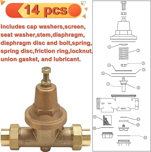Miniatura 2 de Kits de reparación de válvulas reductoras de presión RK34-600XL aptos para válvulas de reducción 600 y 600XL de 34"
