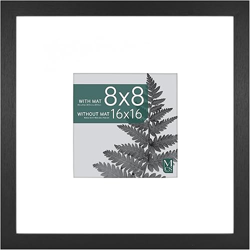 Vista 552 de MCS Studio Gallery Marco para póster de 16 x 24 pulgadas, imitación de veta de madera de color negro, colgar en horizontal o vertical, grande