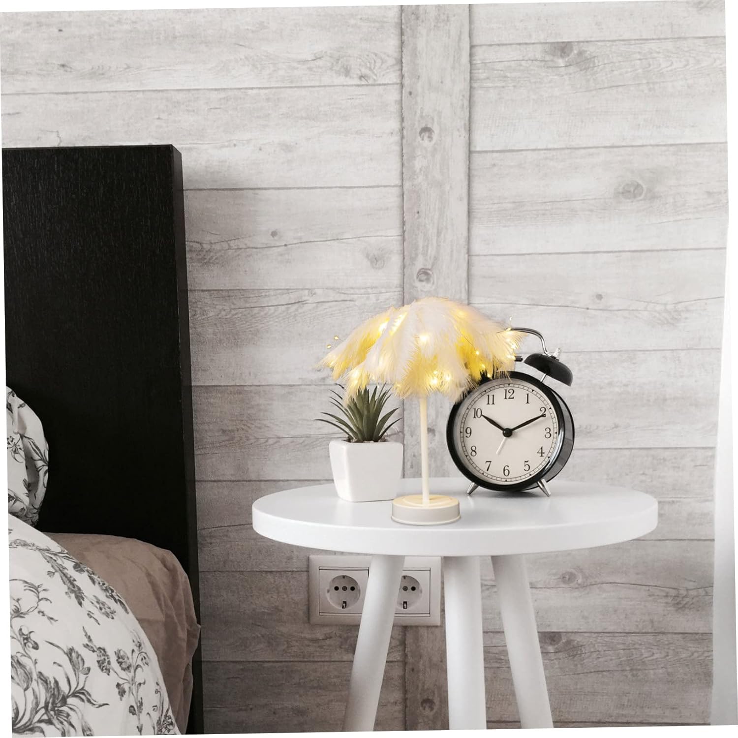 1pc Led Remote Table Lamp Elegant Night Light for Bedroom Study Room Living Room Compact Design Decoration for Festival Adornments