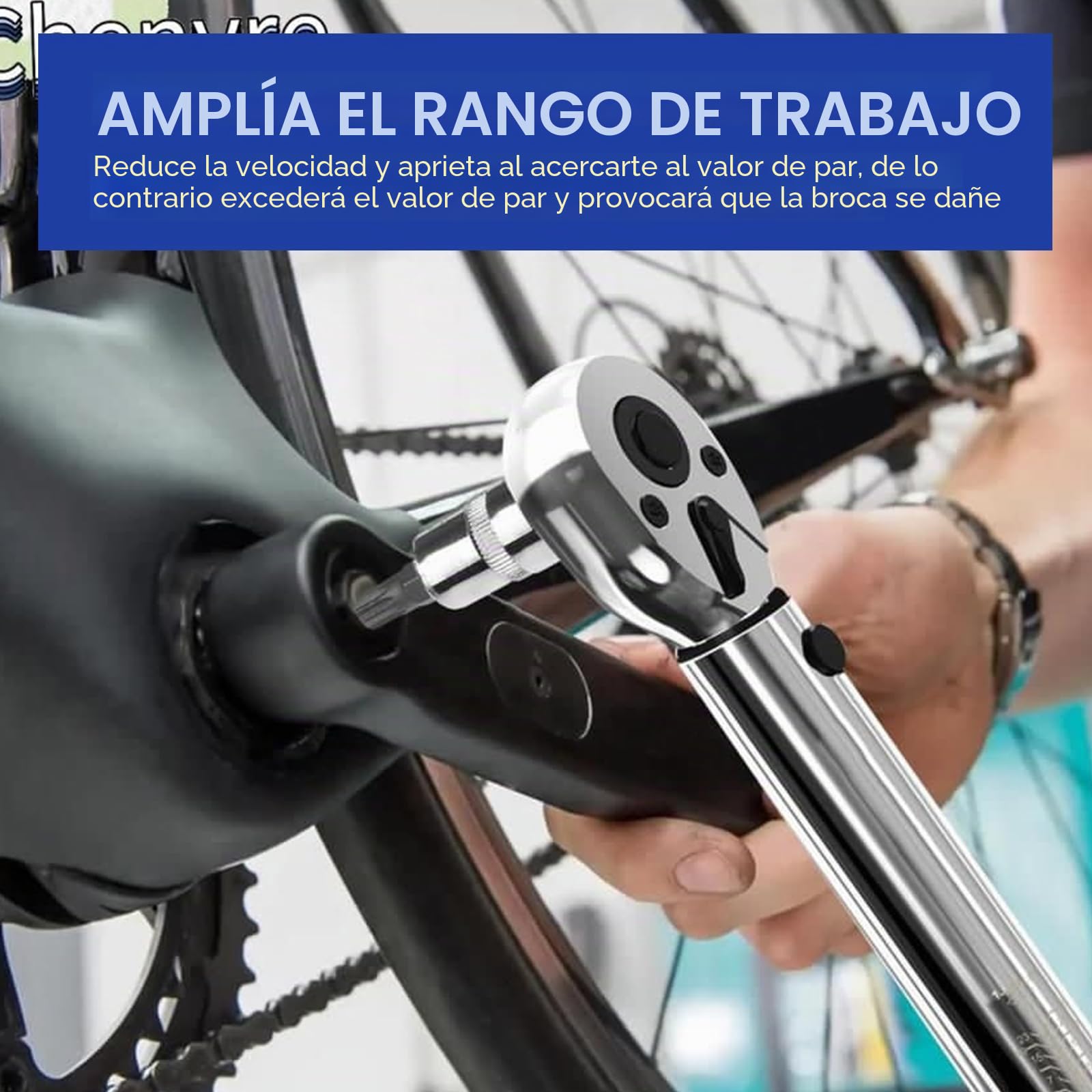 Souvik Llave dinamométrica para Bicicleta 1/4", Para Reparación de Motocicletas y Bicicletas, 2-26 Nm, Precisión de Error ±3%, Incluye 100mm Barras de Extensión, 14 Bits y Almacenamiento