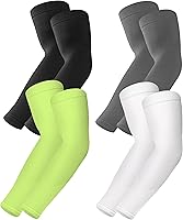 Vista 19 de BHYTAKI Mangas de Protección Solar UV, Mangas de Compresión de Brazo con Enfriamiento UPF 50 para Deportes para Hombre Mujer Adolescente