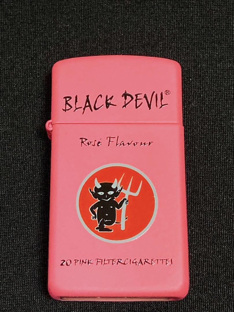 zippo ブラックデビル ピンク　希少　ラス１ zippo ブラックデビル ピンク希少ラス1