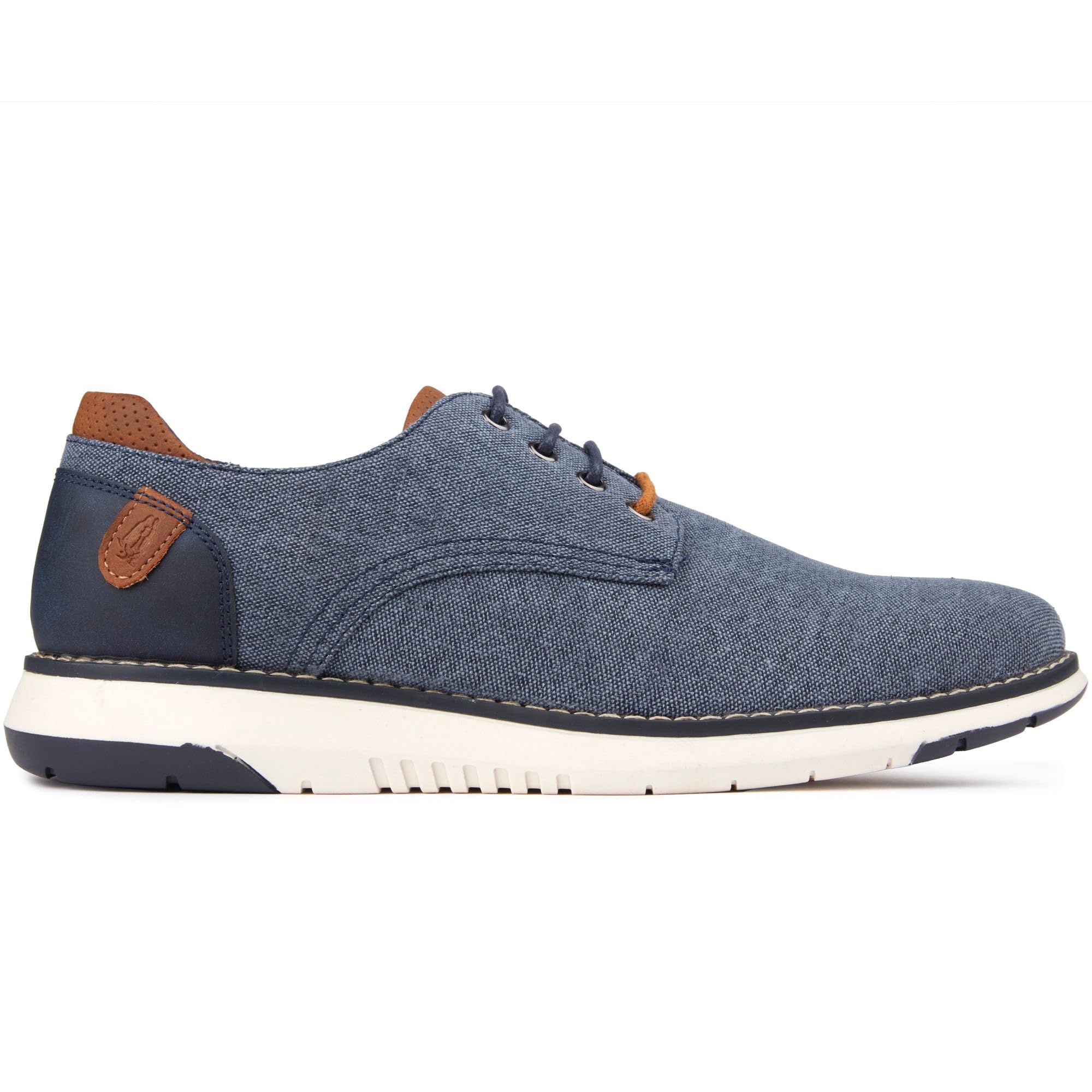 Hush Puppies Male Bruce Lace Up Shoe, Navy, 8