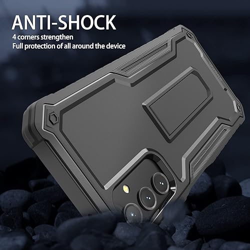 Miniatura 6 de DUOPAL Funda para Samsung Galaxy A14 5G, protección de grado militar a prueba de golpes con protector de pantalla HD de vidrio templado y soporte