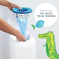 Vista 2 de Marca Yaxa – Mama Bear – Recambios para cubos de pañales Genie, sin perfume, 270 unidades (paquete de 1)