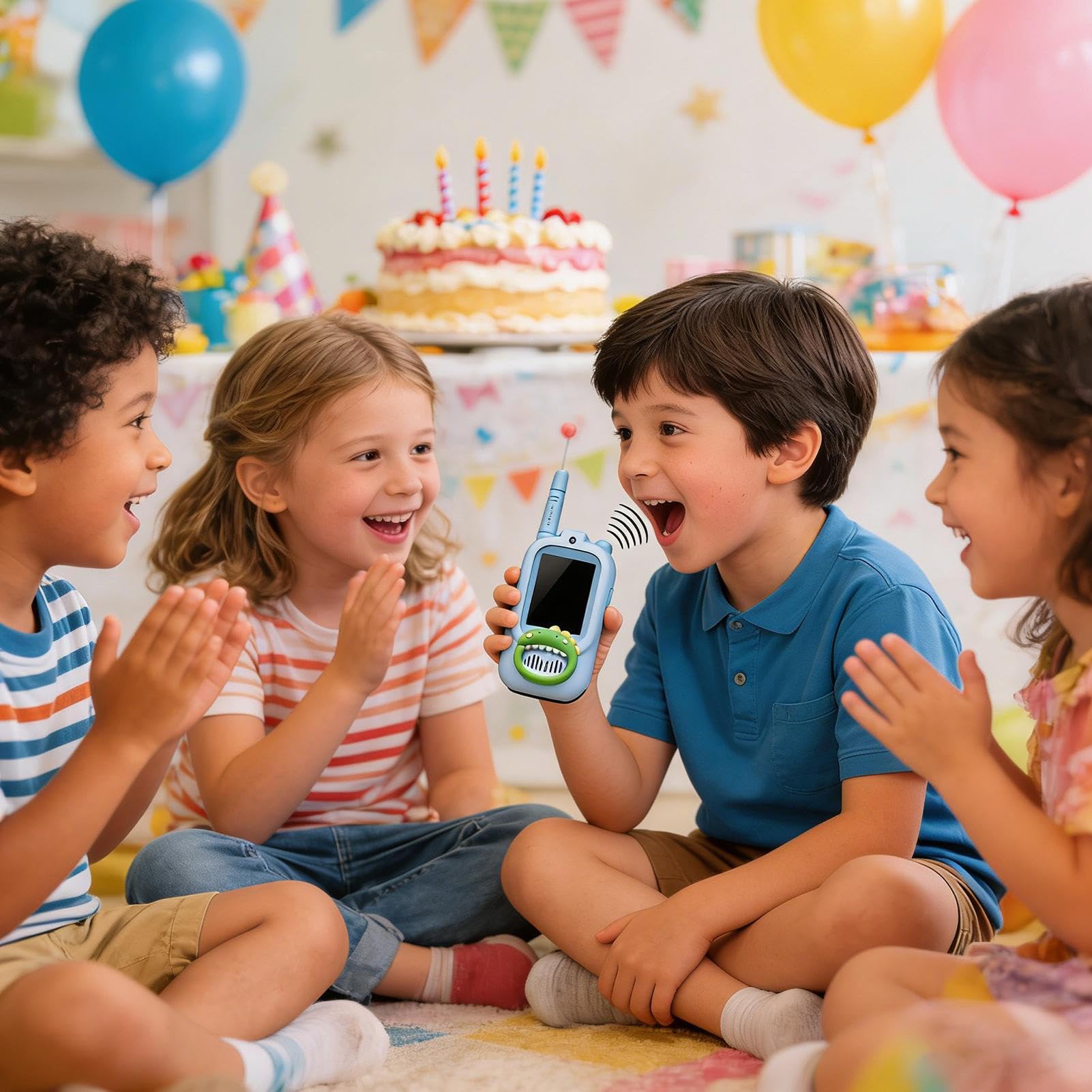Walkie Talkies para Niños Juego De 2 Recargables con Camara HD para