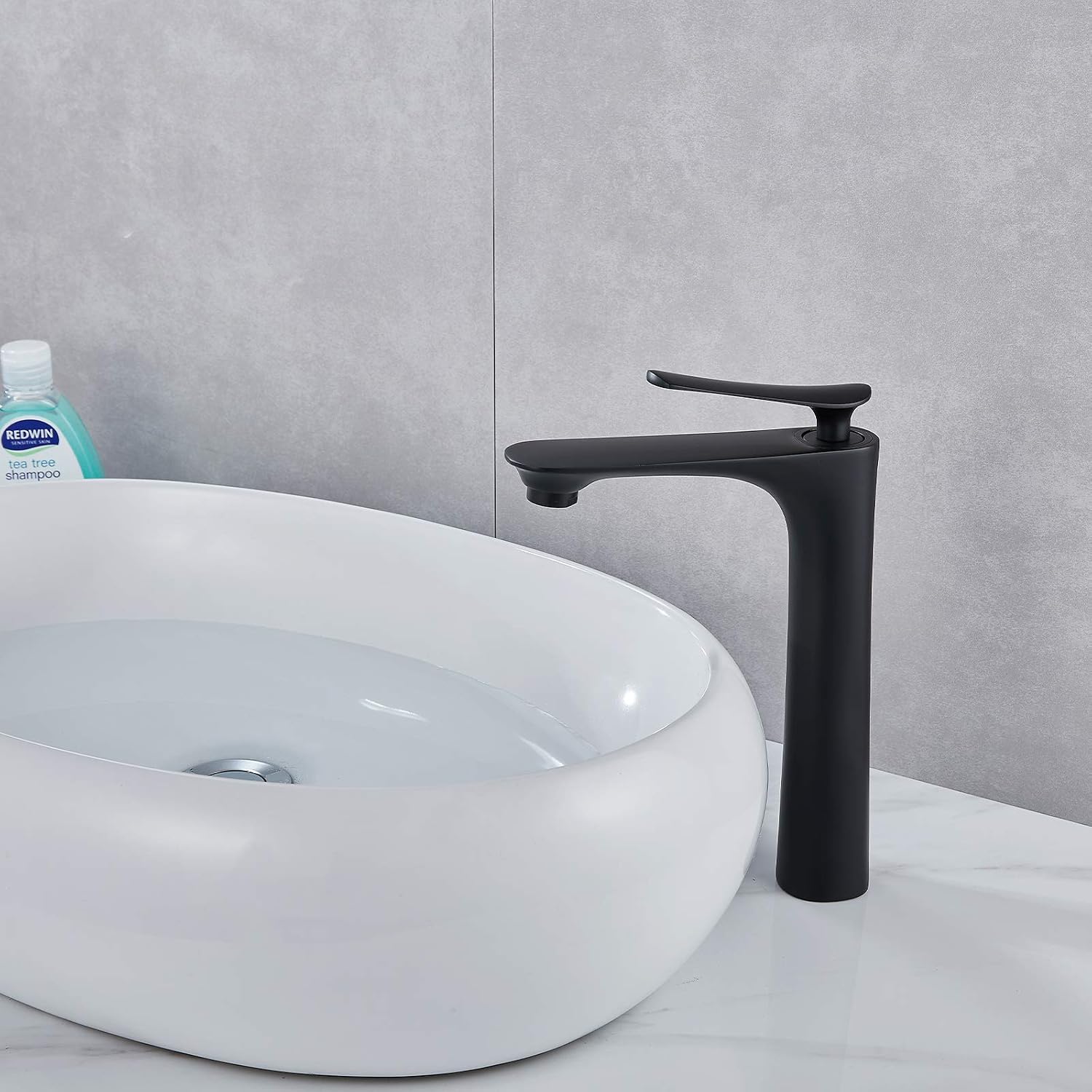 🔥 Crazy Deals ABMILLY Contemporary Vessel Sink Bathroom Tall Faucet Matte Black Lavatory Vanity One Hole Deck Mount Single Handle Basin Brass Mixer Tap with Drain Best Deal 🛒 ABMILLY Contemporary Vessel Sink Bathroom Tall Faucet Matte Black Lavatory Vanity One Hole Deck Mount Single Handle Basin Brass Mixer Tap with Drain