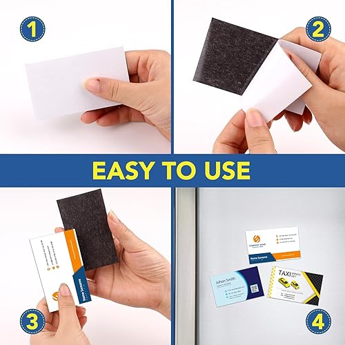 Vista 62 de DIYMAG - Hojas magnéticas adhesivas, 4 x 6 pulgadas, 60 unidades, hojas flexibles con adhesivo para manualidades, fotos y almacenamiento