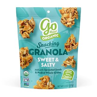 Go Raw Sweet & Salty Snacking Granola, 8oz Pouch - Amazon product rated Grade A