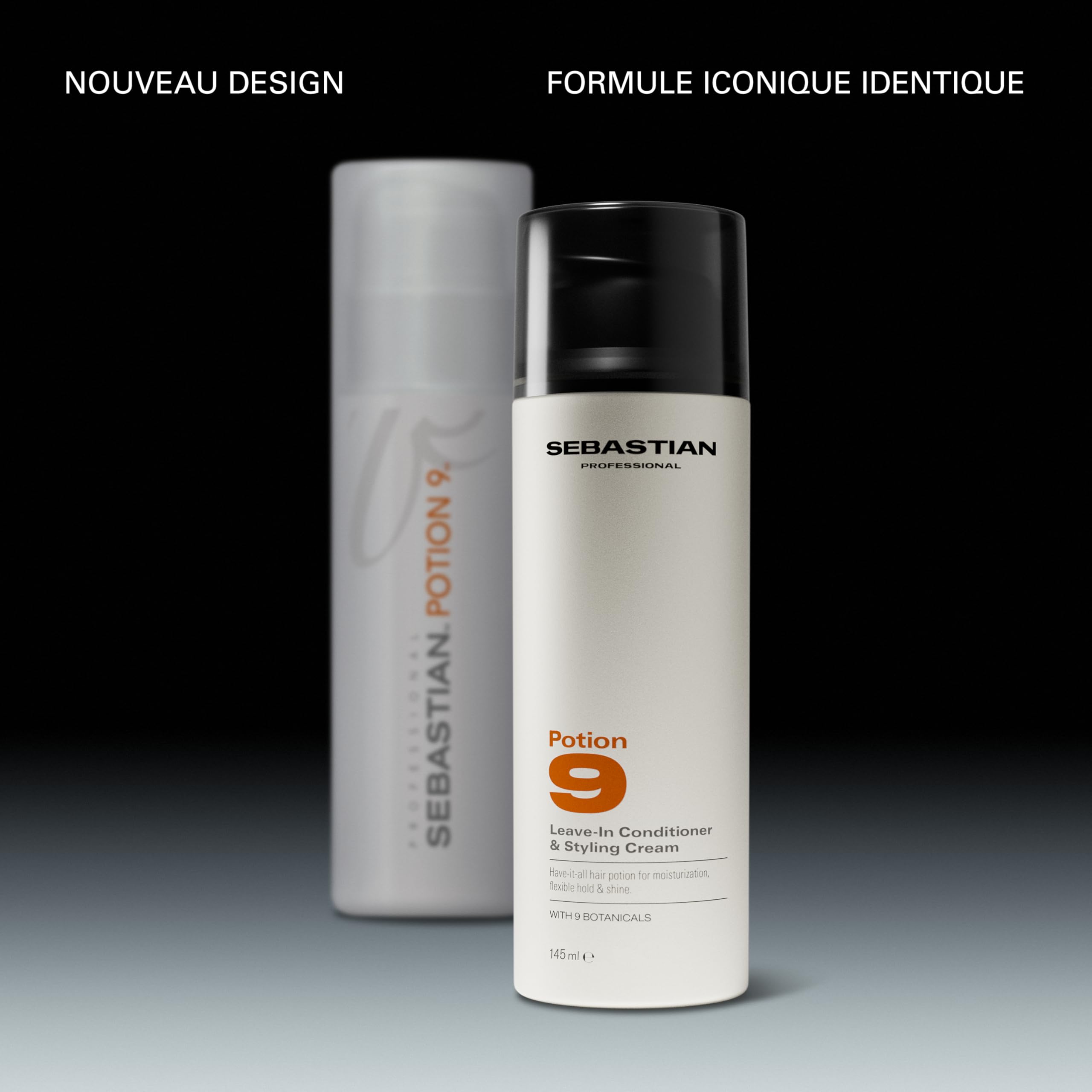 Sebastian Professional Potion 9 – Crème de soin coiffante sans rinçage professionnelle, nutrition et brillance instantanées