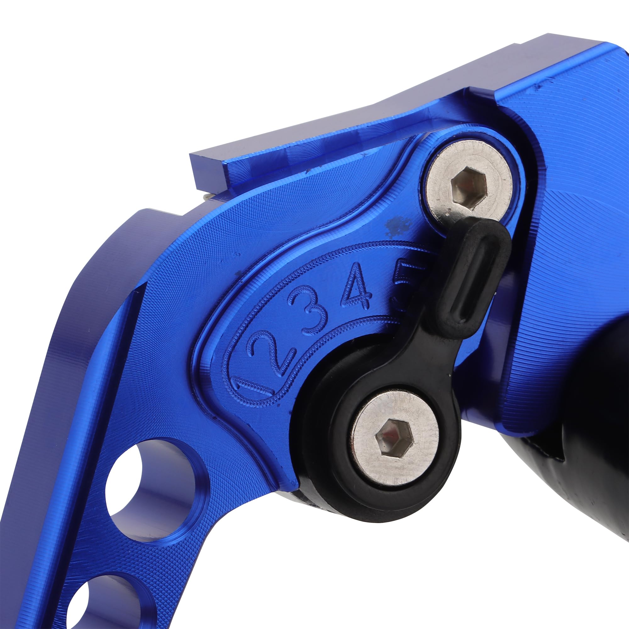 WOOSTAR 22mm Standard 7/8" Regolabile Frizione Leva Pompa Freno Frizione Set con Ruotare la Manopola Dell'acceleratore Sostituzione per Majesty T3 T5 T7 Moto Dirt Pit Bike Scooter ATV Blu