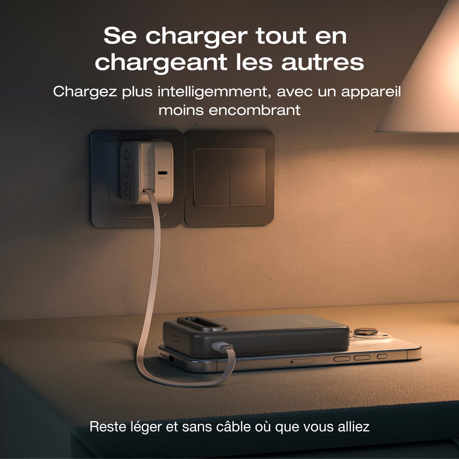 EcoFlow Rapid Mag Qi2 Magnétique Powerbank 10000mAh 15W, Certifié Qi2.0 Batterie Externe Magnétique 36W sans Fil Power Bank Rapide Chargeur pour iPhone 17/16/15 Pro Max Noir