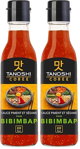 TANOSHI - Sauce Bibimbap Piquante au Piment et Sésame -