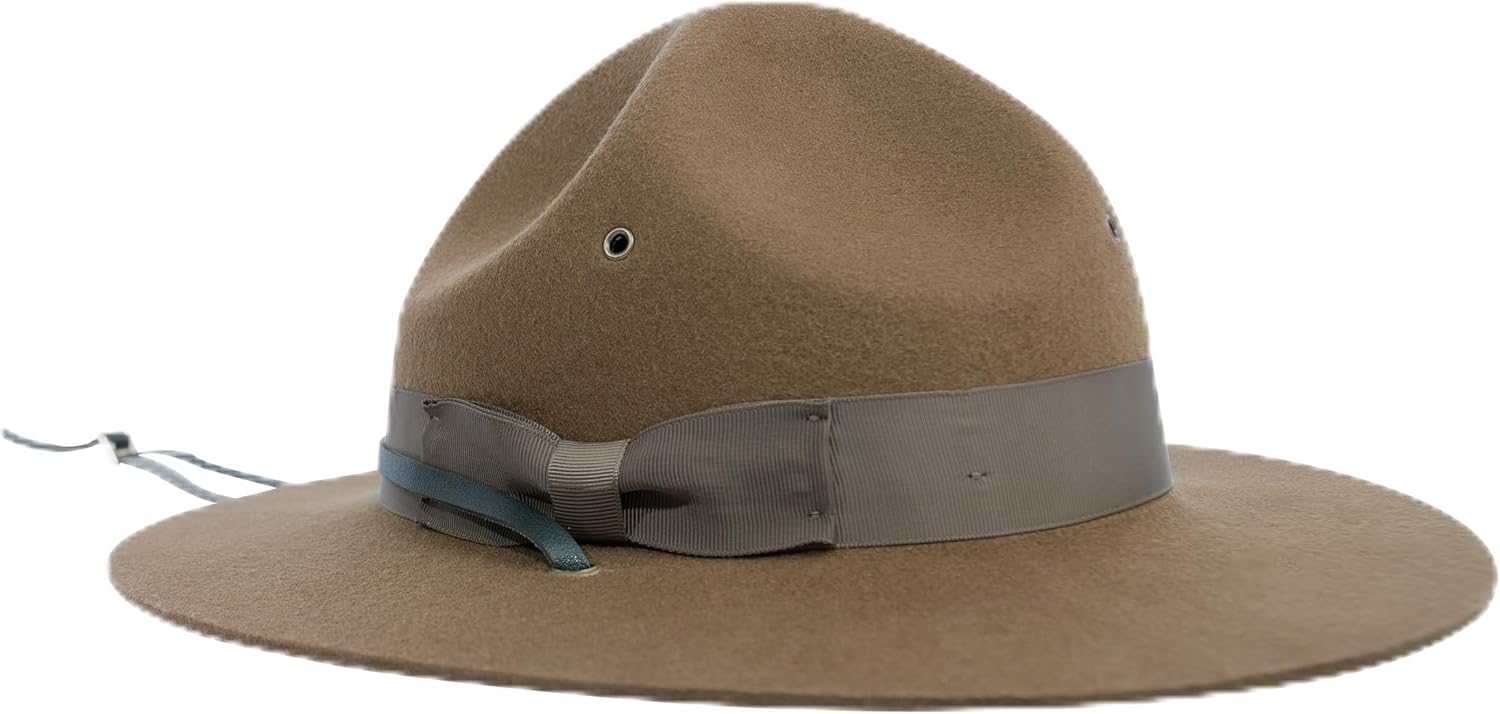 Rothco Campaign Hat - Drill Instructor State Trooper Park Ranger 100% Wool Felt