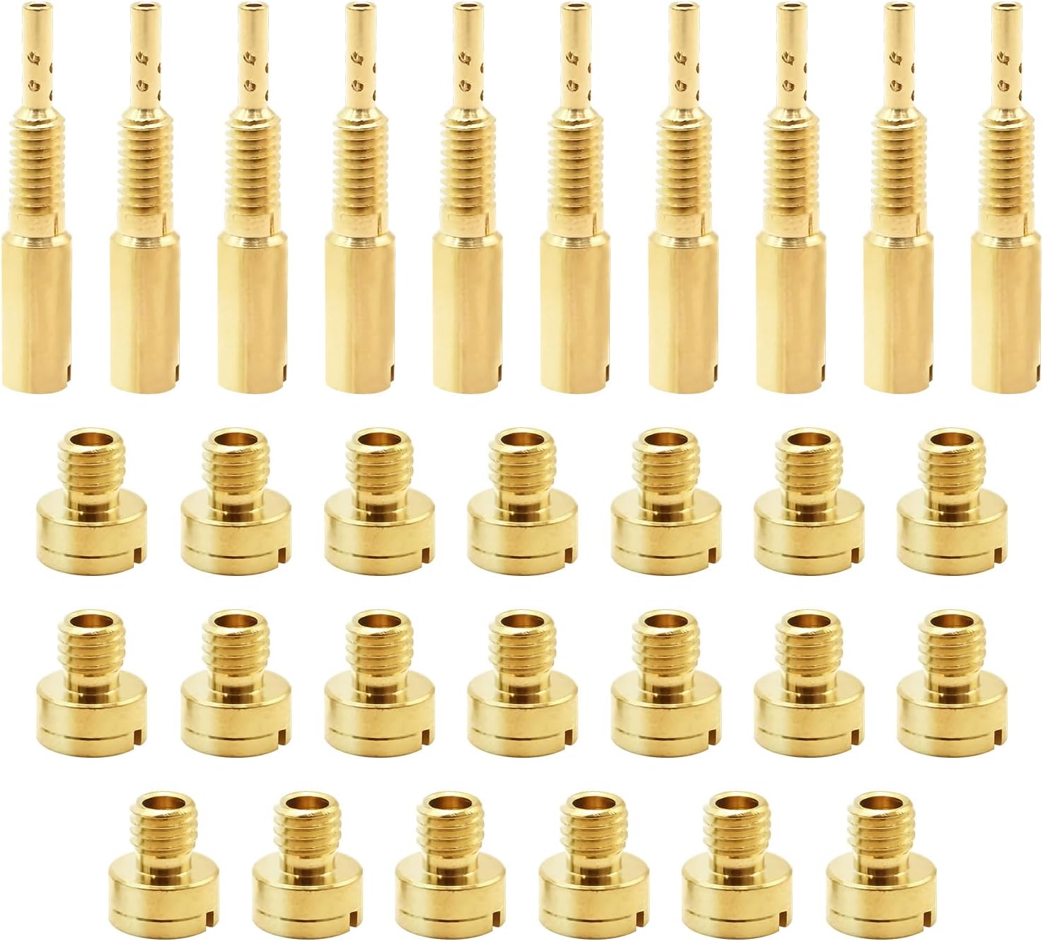 SYOWADA 30 Pcs Carburetor Main Slow Jet Kit, Replacement for Mikuni N100.604 VM16 VM29 VM33 TM33-8012 TM36-68 TM40-6