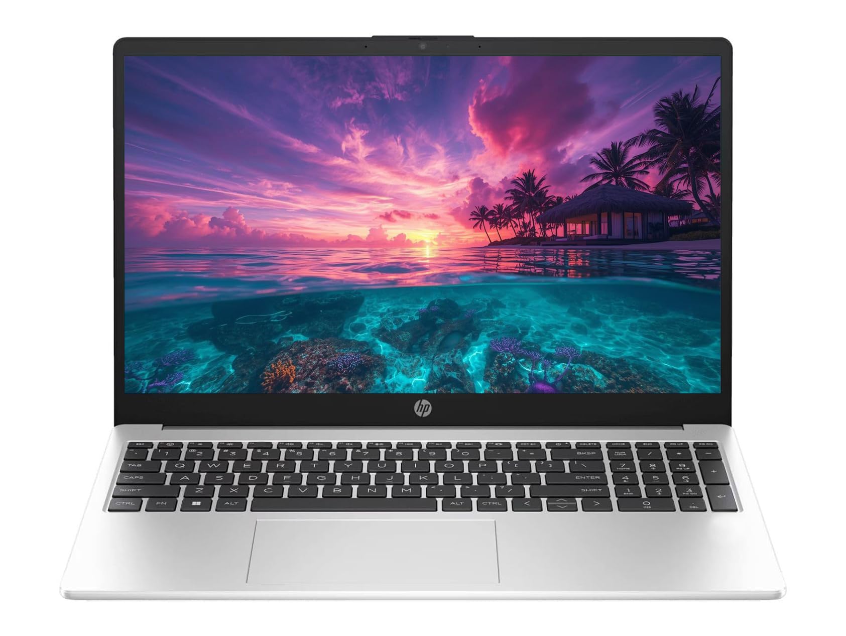 HP 15 (2026), AMD Ryzen 3 Quad Core 7335U - (8 GB DDR5/512 GB SSD/AMD Radeon 660M Graphics/Windows 11 Home) Thin and Light Business Laptop/15.6" Display/Turbo Silver/Copilot Key/1.5kg/MS Office
