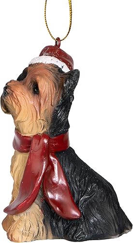 Miniatura 5 de Design Toscano - Figura de perro para decoración navideña.