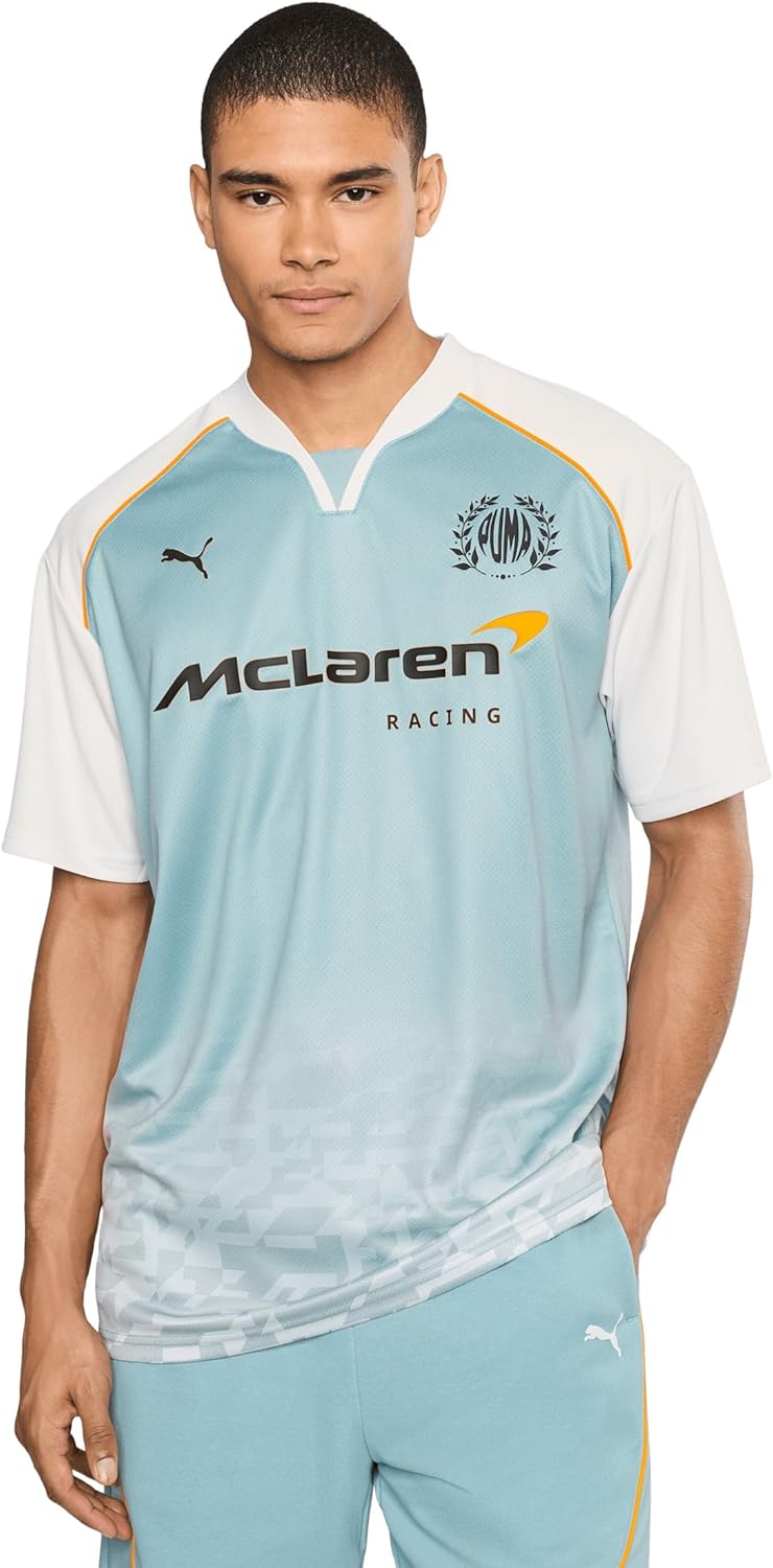 PUMA Men's McLaren Racing Jersey, Seafoam SS26, Large Mclaren Jersey