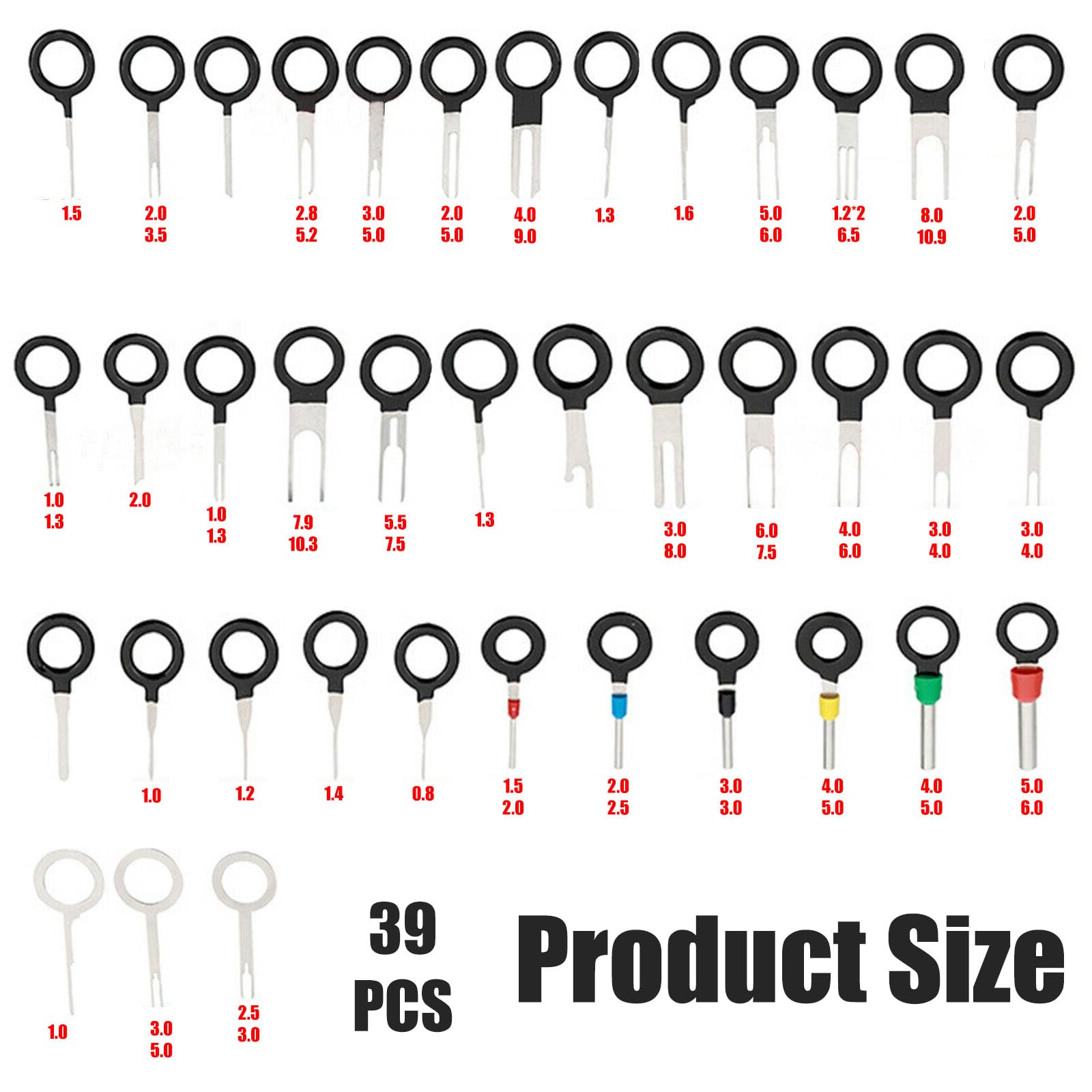 23 Pièces Universel Automobile Fil Terminal Outil De Retrait Connecteur Broche Extracteur Kit D'outils Automobile Kit De Réparation électrique