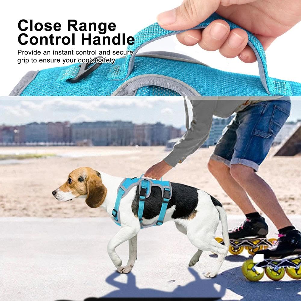 Con Maniglia Di Controllo Pettorina Per Cani Riflettente Per Esterni Pettorina Per Animali Domestici In Nylon Traspirante Gilet Per Cani Da Camminata Addestramento Da Caccia Da Campeggio Per Cani
