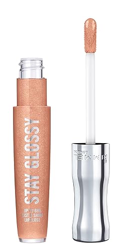 Brillo labial Rimmel Stay Gloss, paquete de de 1, Cariño, Miel