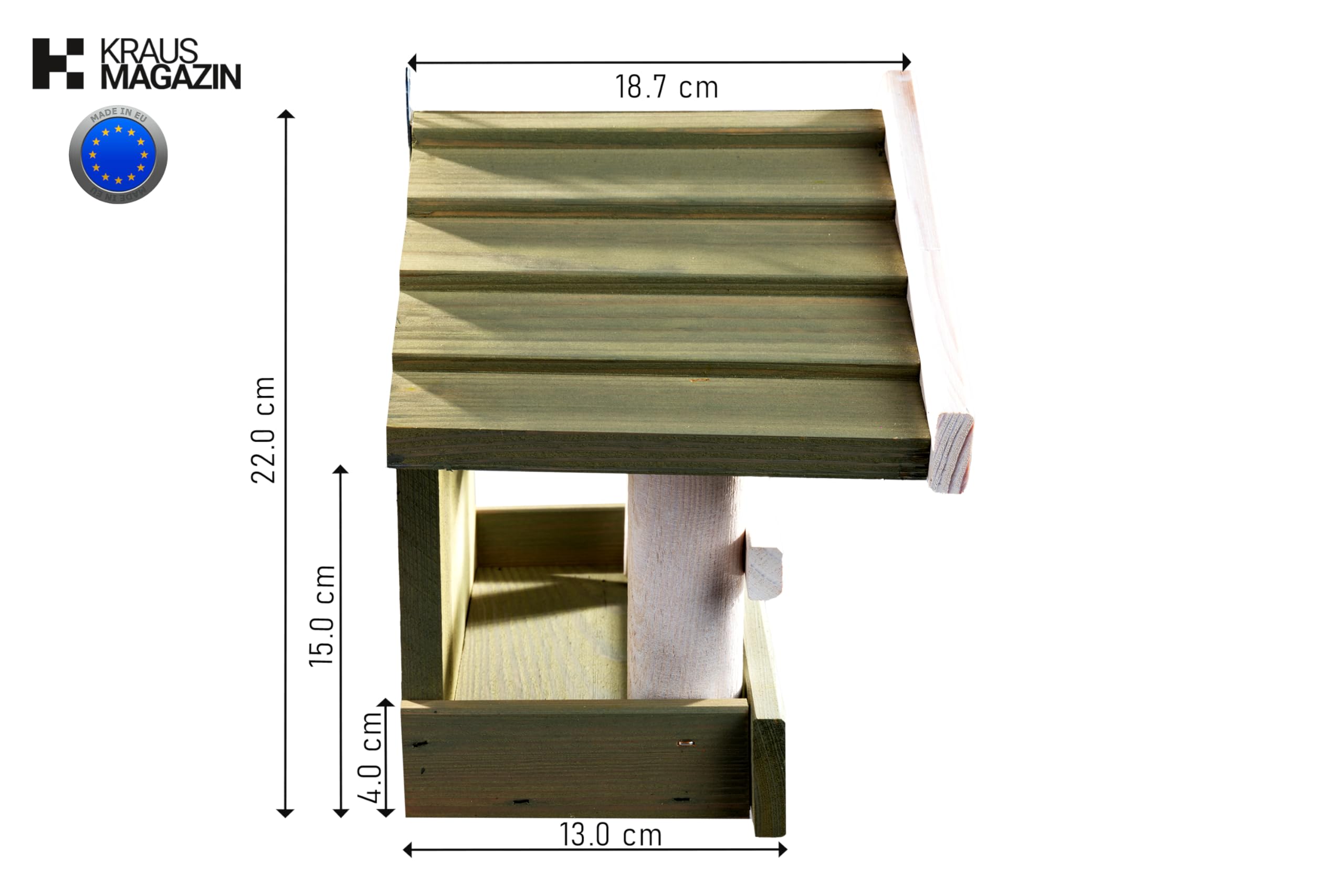 Vogelfutterhaus zum Aufhängen-Vogelfutterhaus aus Holz-Bird House-Vogelhäuschen wetterfest zum hängen-Bird Fedder House-Vogelhaus