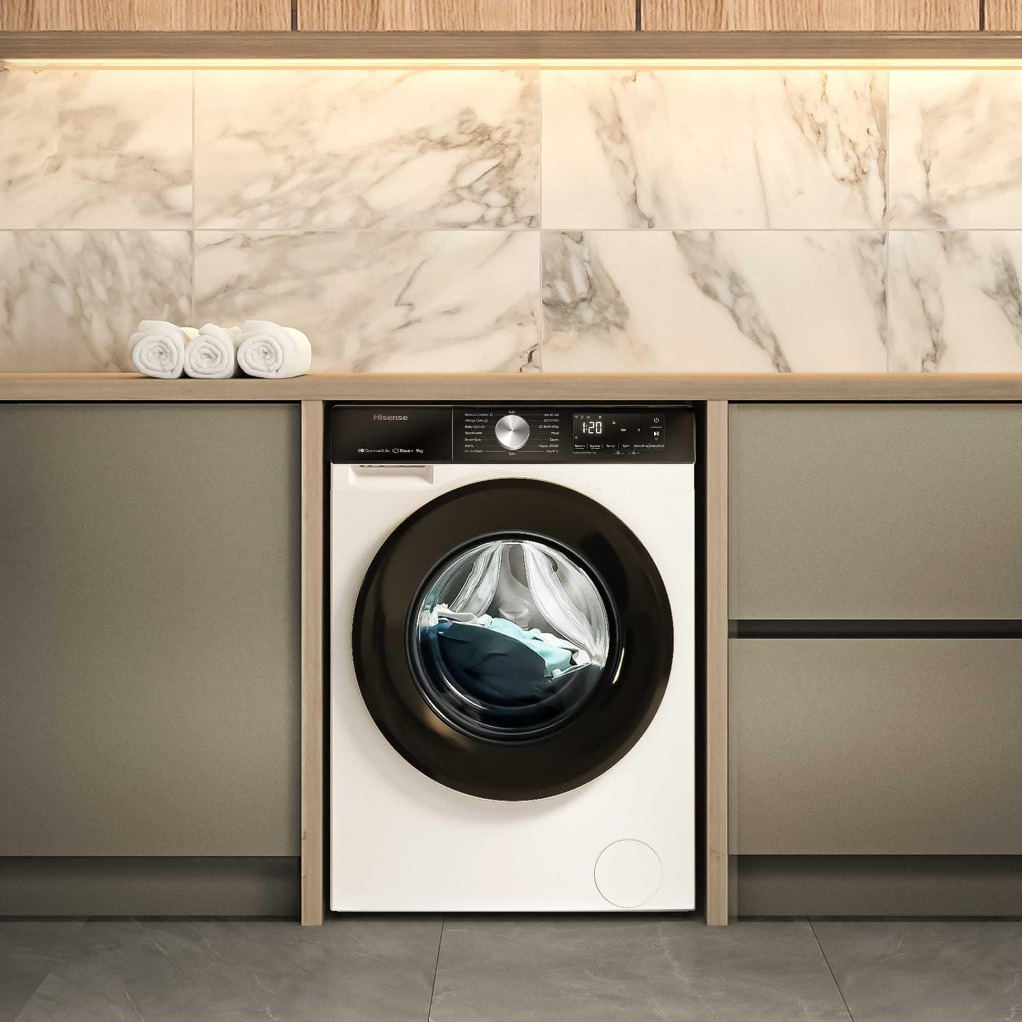 HISENSE Lave-linge frontal WF3S9043BW3
