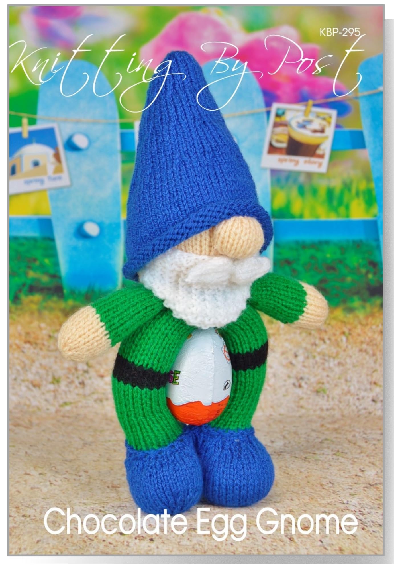 Knitting By Post Brown Knitting Pattern - Chocolate Egg Gnome From Knitters Accessory Leaflet. Knit Cute Handmade Gifts. Goblin & Pixie Troll. Fun Quick & Easy Beginner Soft Toy Knits.