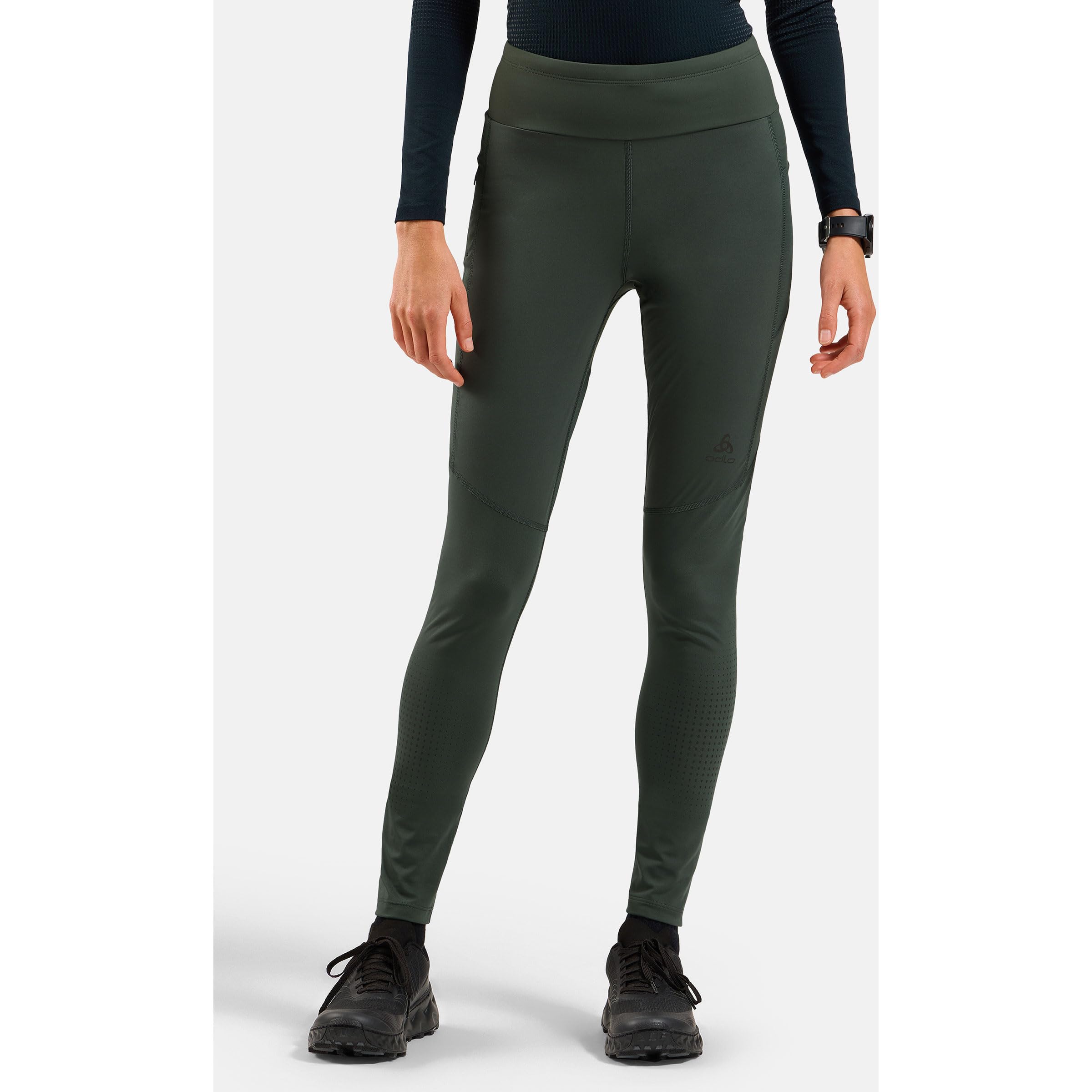 Odlo Zeroweight Warm Reflective Collant de Course Femmes Urban Chic