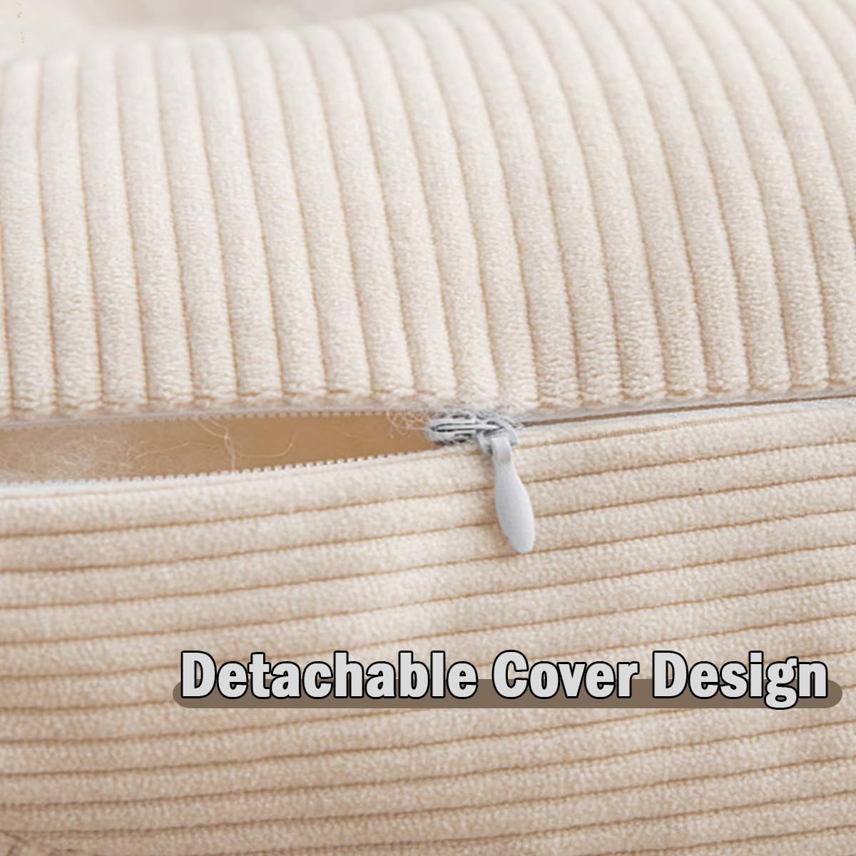 Almohada de cuña para cama y sofá, color azul, 200 x 40 x 12 cm, funda extraíble, soporte de espalda y cojín de posicionamiento lumbar, ideal para mayor comodidad y apoyo postural.