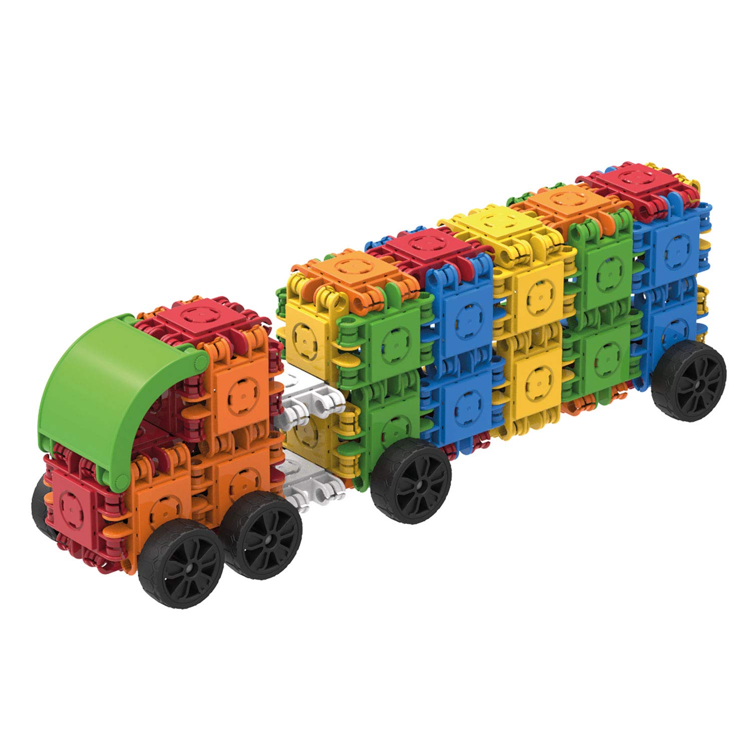 CLICFORMERS Bausteine für Kinder ab 3 Jahre, kreatives Lernspielzeug im ​110 teiligen Basisset, Steckspiel für Jungen und Mädchen, pädagogisches Montessori Bauspielzeug, STEM-Spielzeug,