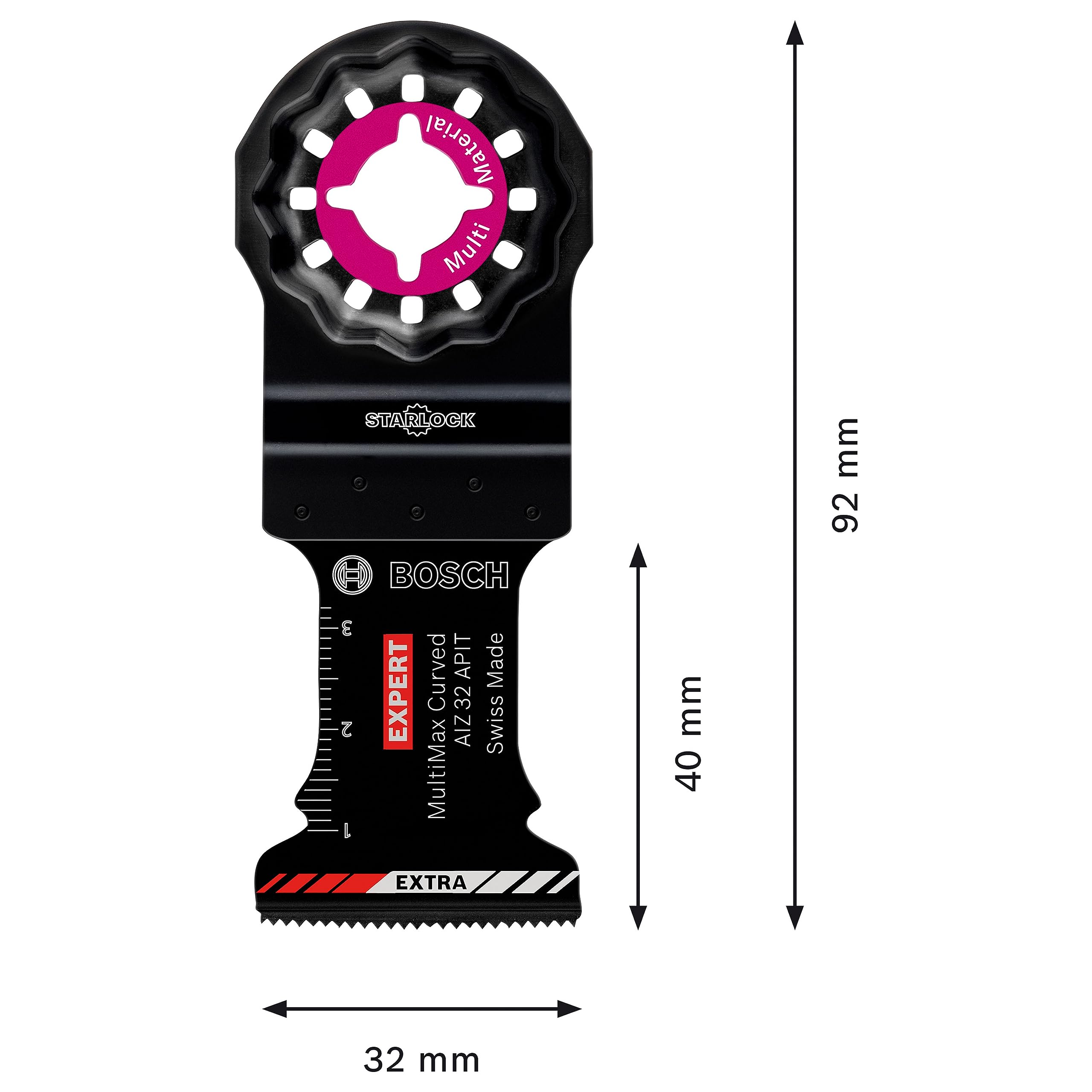 Bosch Professional - Lama Per Utensile Multifunzione Expert MultiMax AIZ 32 APIT, 32 Mm, Per Lamiere