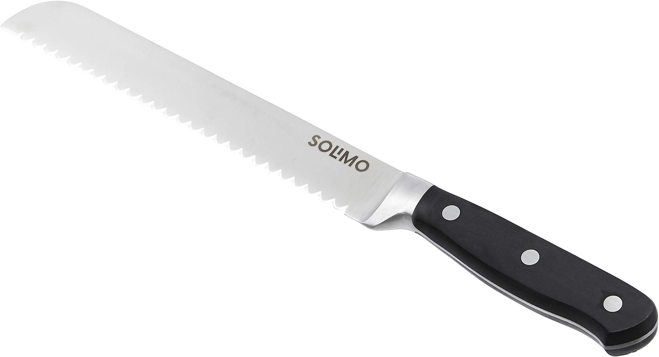 Amazon Brand - Solimo Stainless Steel Bread Knife (20cm)